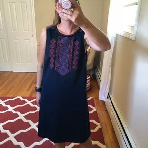 Jcrew dress with stitching detail